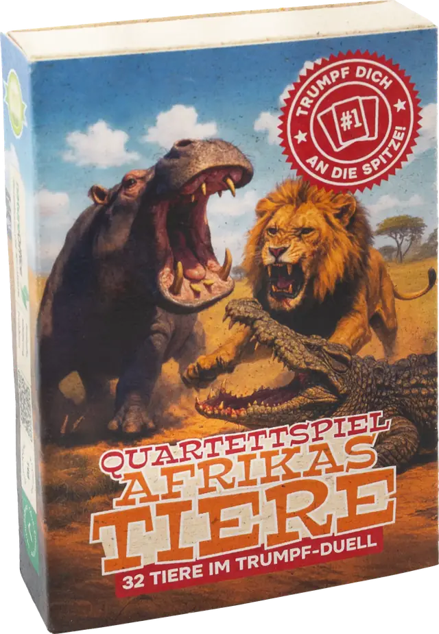 Quartettspiel Afrikas Tiere