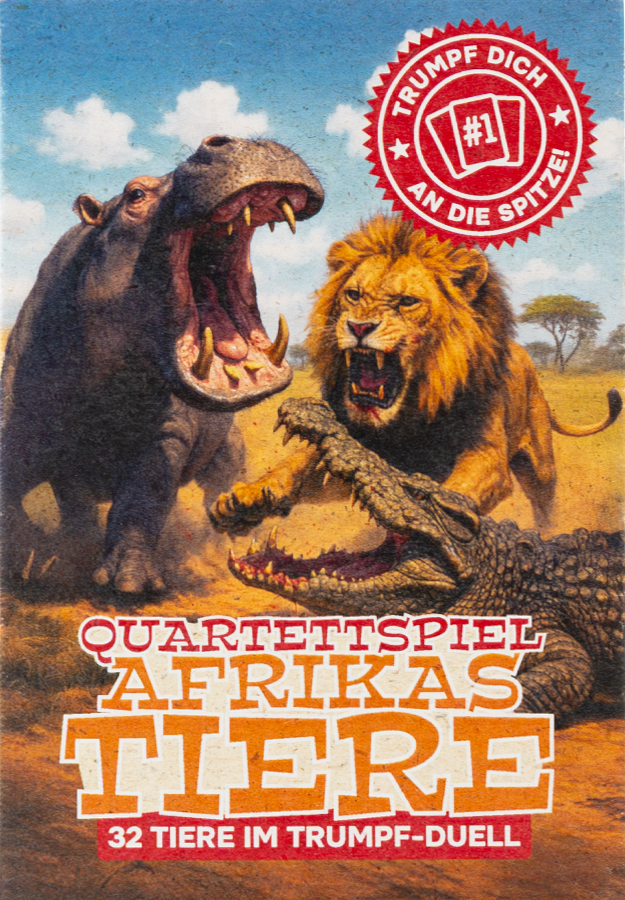 Quartettspiel Afrikas Tiere