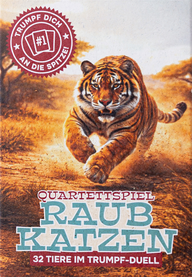 Quartettspiel Raubkatzen
