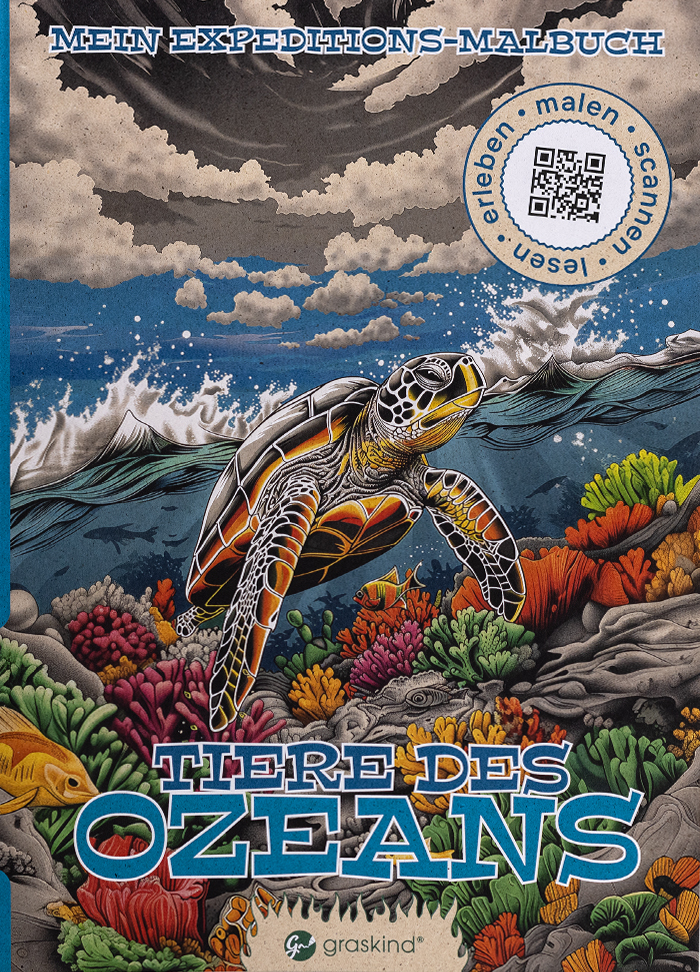 Malbuch Tiere des Ozeans