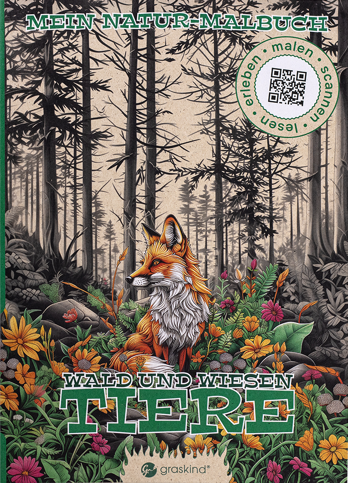Malbuch Wald & Wiesen