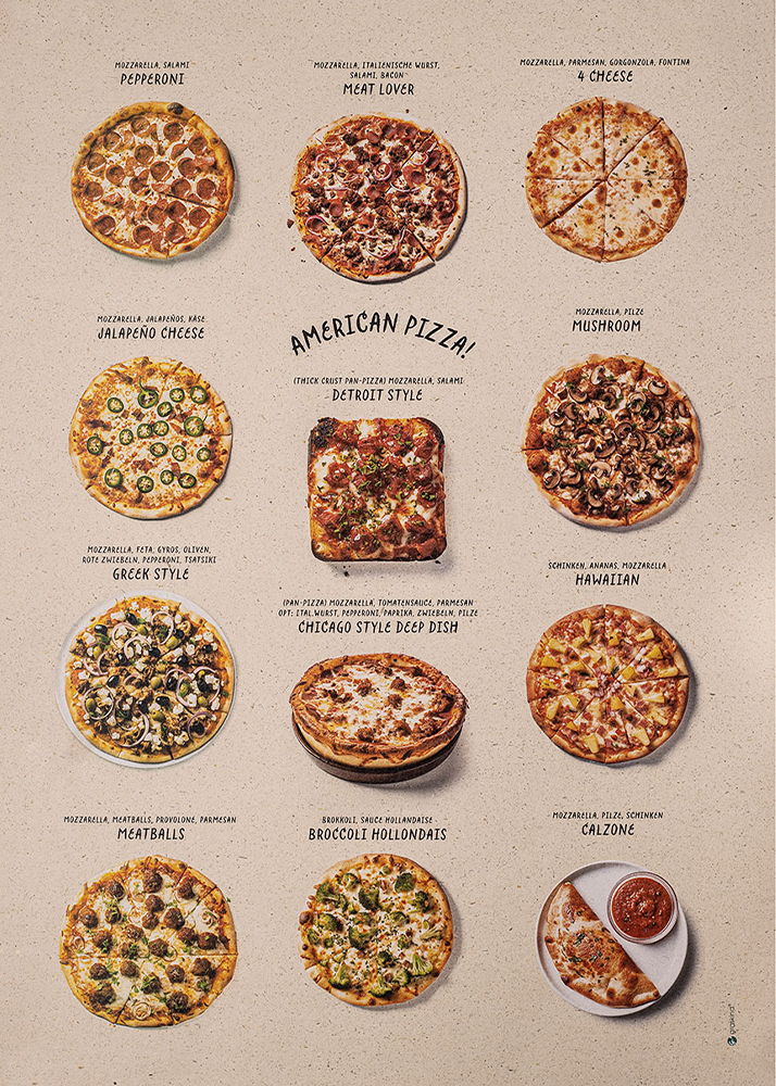 Poster American Pizza