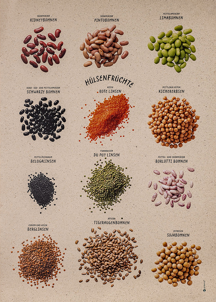 Poster Hülsenfrüchte