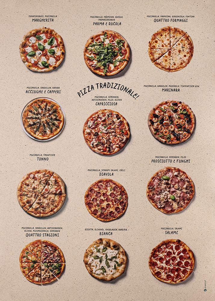 Poster Pizza Tradizionale