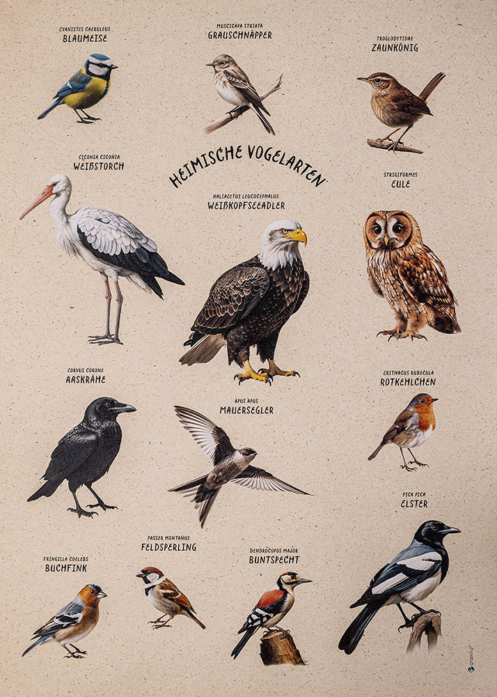 Poster Vögel