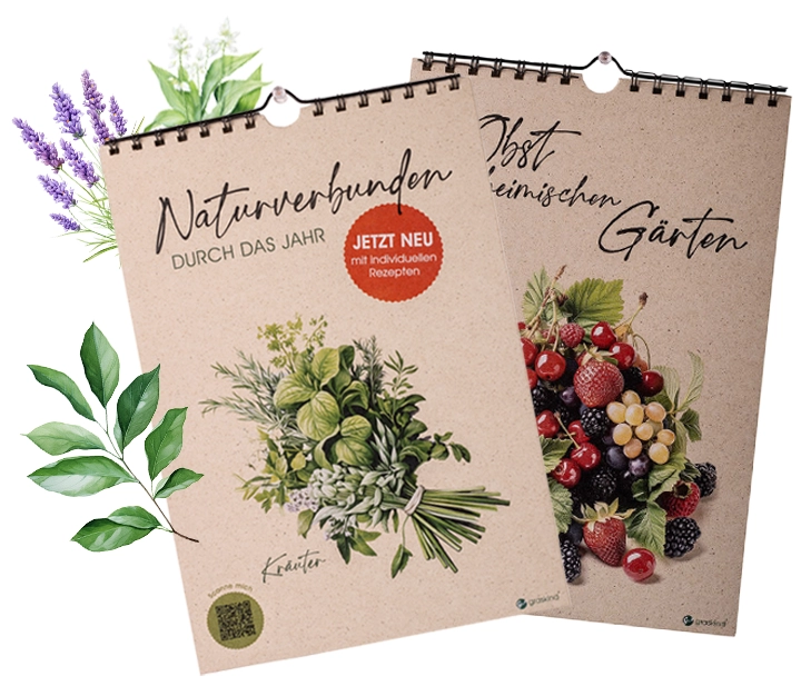 Kräuter- und Obst-Kalender von Graskind